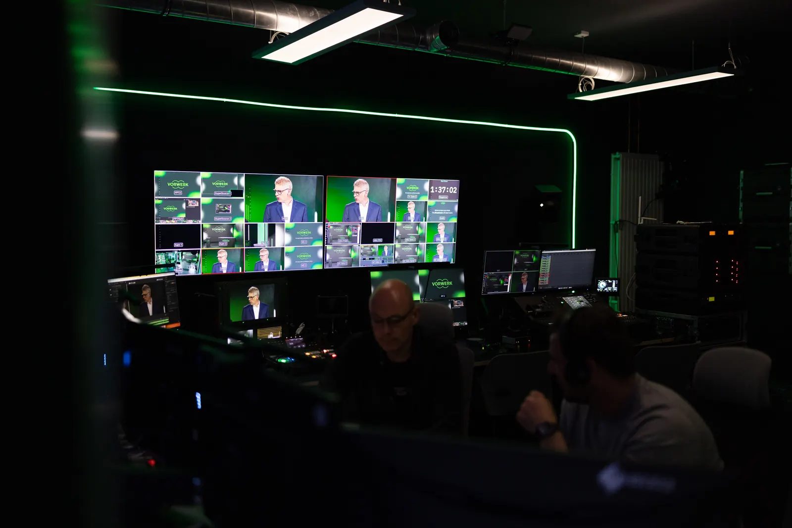 Regie während der Live-Produktion Vorwerk JPK 2026